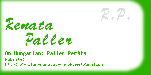 renata paller business card